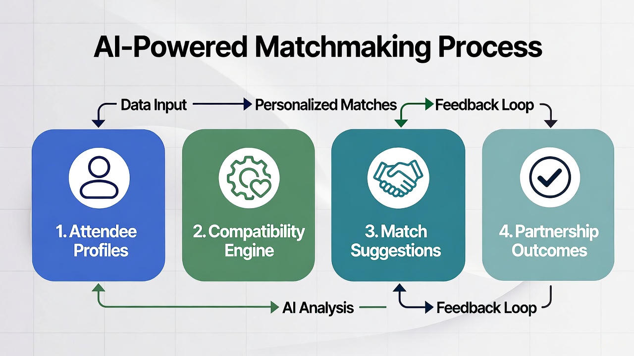 Networking via event matching